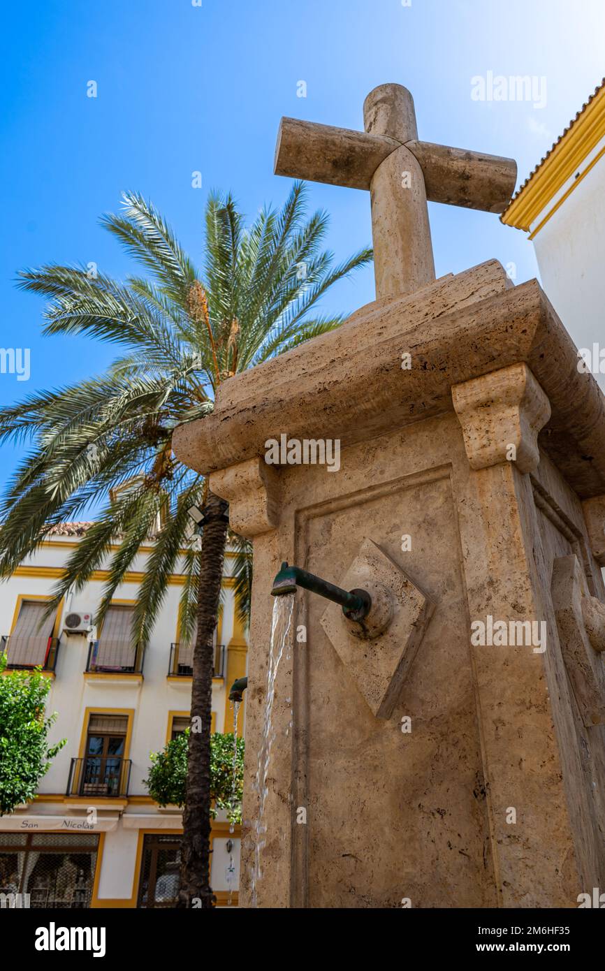 MARBELLA, ESPAÑA - 11 DE SEPTIEMBRE de 2022: Iglesia de la Encarnación en Marbella, España, el 11 de septiembre de 2022 Foto de stock