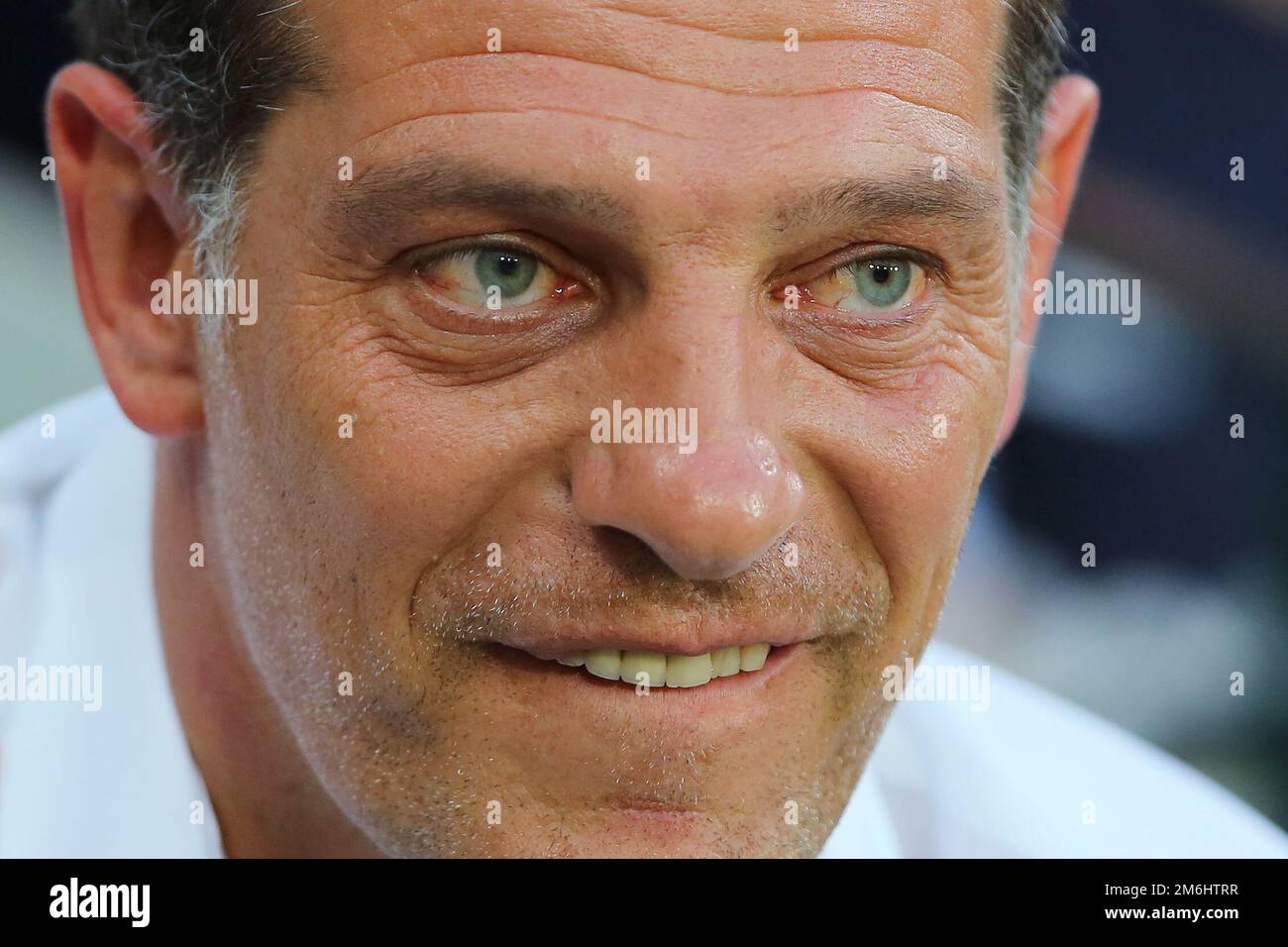 Entrenador del West Ham United, Slaven Bilic - West Ham United v FC Astra Giurgiu, primera ronda de playoffs de la UEFA Europa League, partido de ida, el London Stadium, Londres - 25th de agosto de 2016. Foto de stock