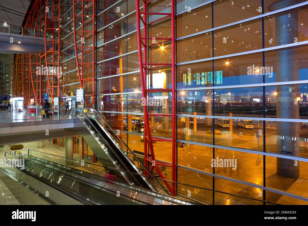 Aeropuerto internacional de Pekín Capital Foto de stock