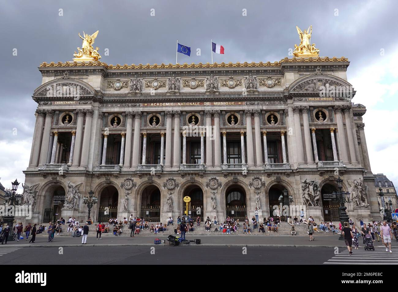 Francia, París, Opera de Paris, Opera National de Paris, Academie Nationale de Musique, Palais Garnier Foto © Fabio Mazzarella/Sintesi/Alamy Stock P Foto de stock