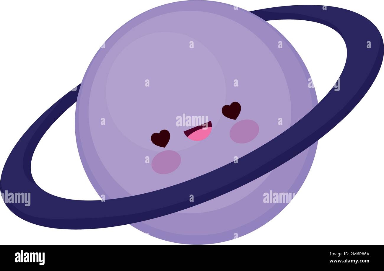 Planeta Saturno Kawaii Ilustracion Fotografías E Imágenes De Alta