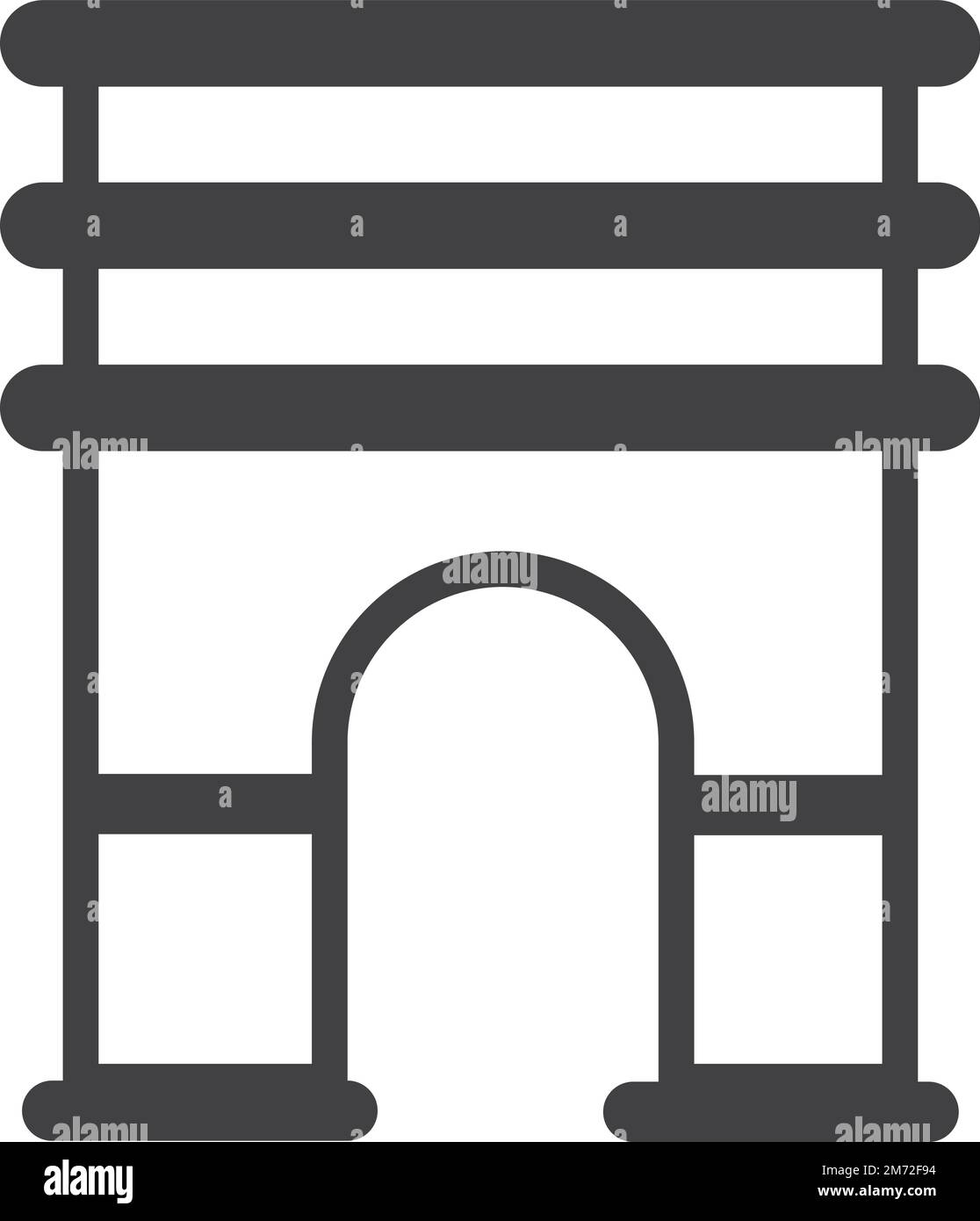Pared del arco triunfal Imágenes vectoriales de stock Alamy