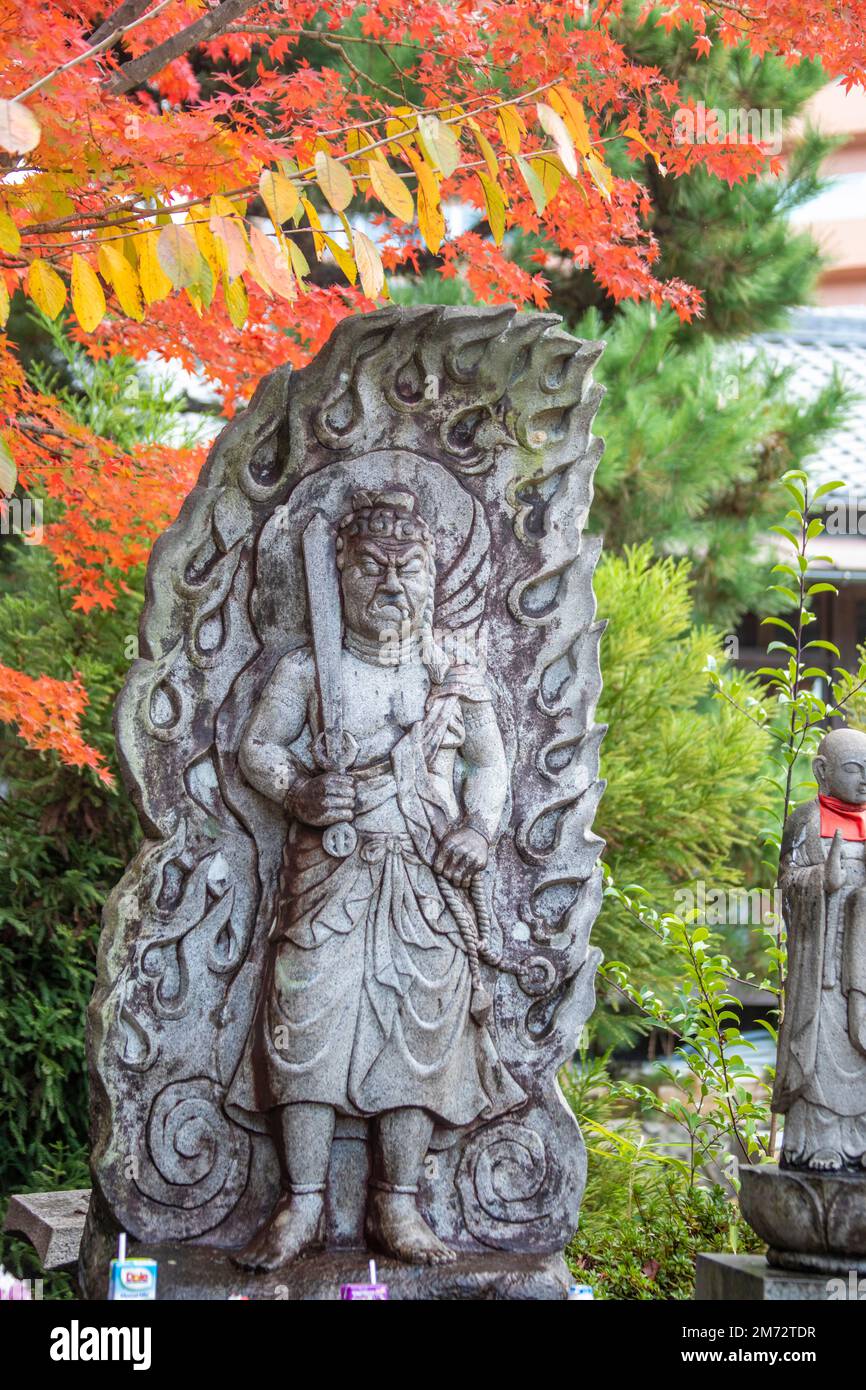 Hiroshima Japón 3rd de diciembre de 2022 La estatua de Buda de piedra