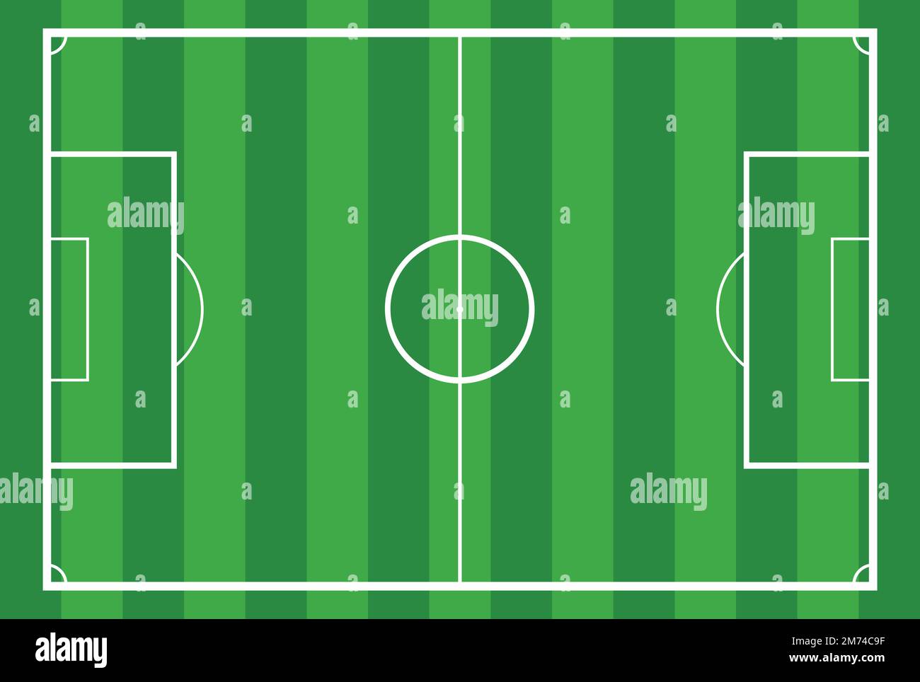 Campo verde de fútbol Resumen de fondo vista superior vector gráfico ilustración de campo de ...