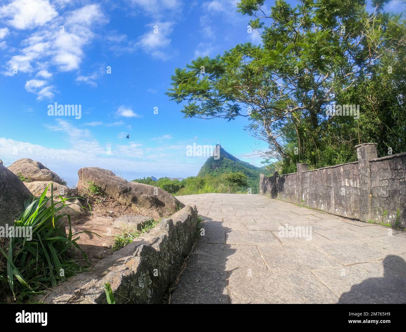 Vista desde el mirador de doña marta en Río de Janeiro. Foto de stock