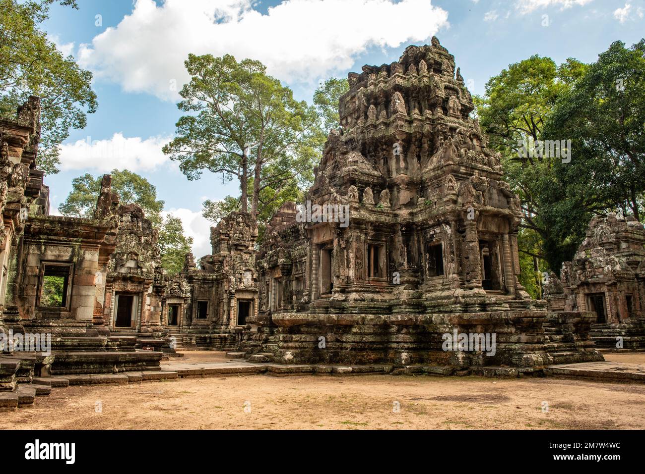 Templo Chau Say Tevado Foto de stock