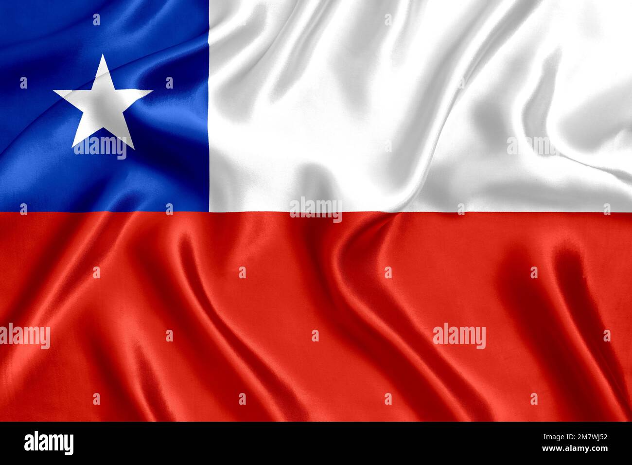Chile bandera, ilustración vectorial fotografías e imágenes de alta