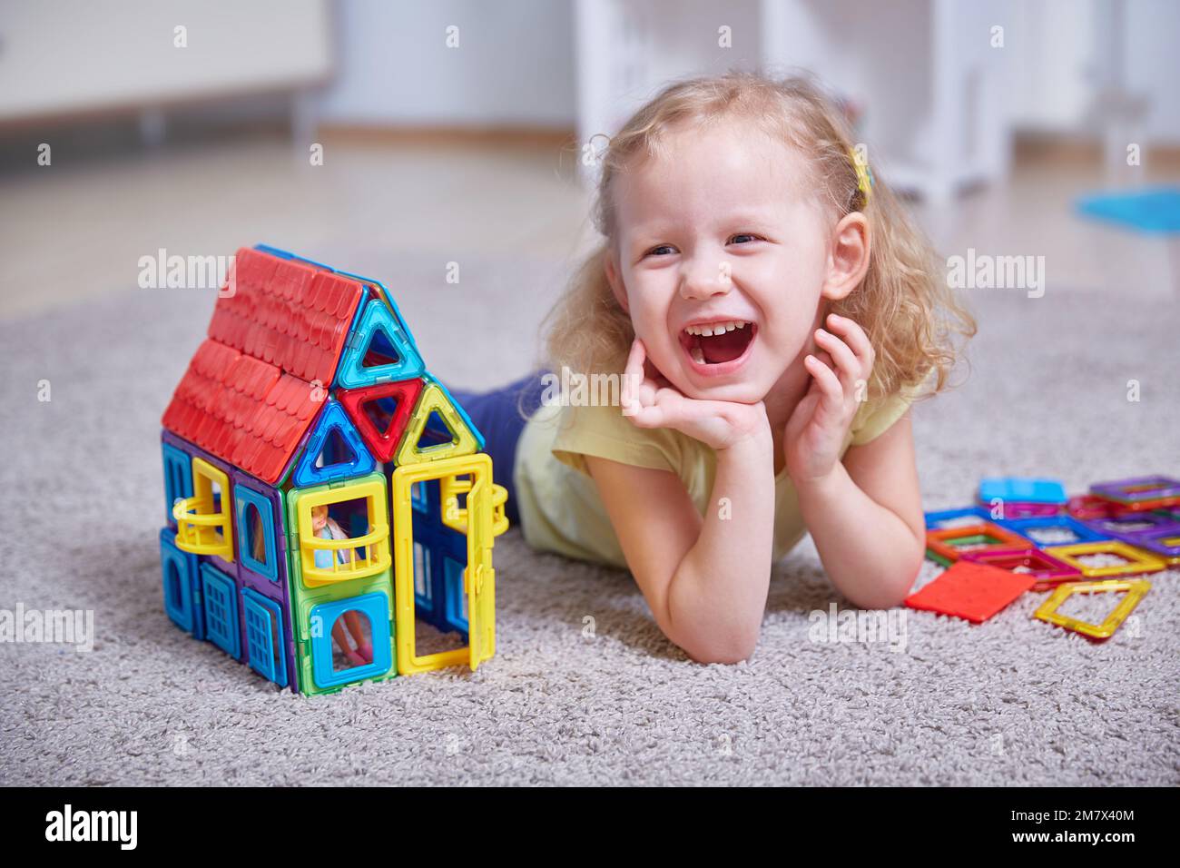 Alfombra de juegos para niños, alfombra de gateo para bebé, dibujada a  mano, animales del bosque otoñal, habitación de niños, sala de juegos,  alfombra