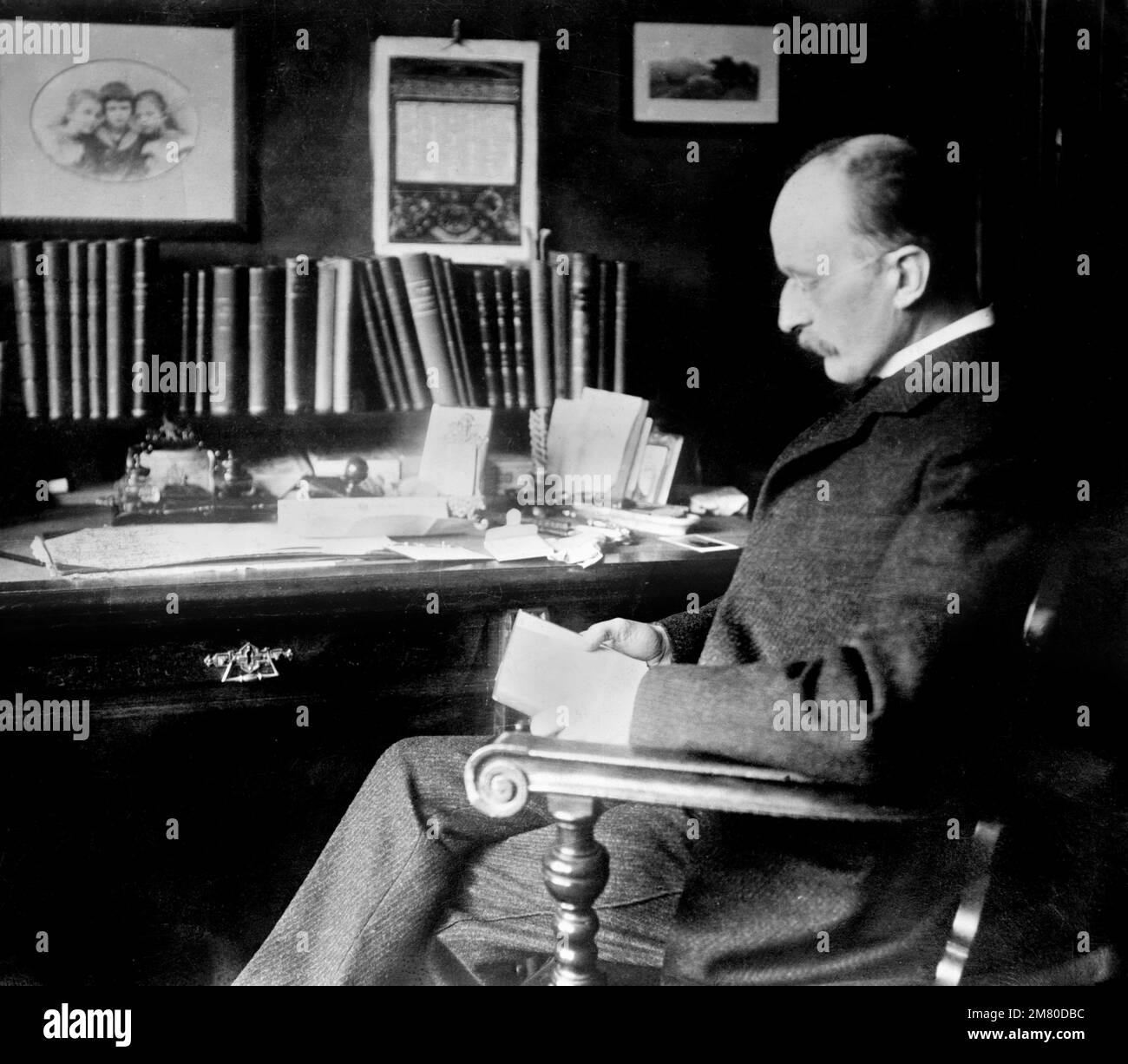 Max Planck. Retrato del físico teórico alemán Max Karl Ernst Ludwig Planck (1858-1947), Bain News Service Foto de stock