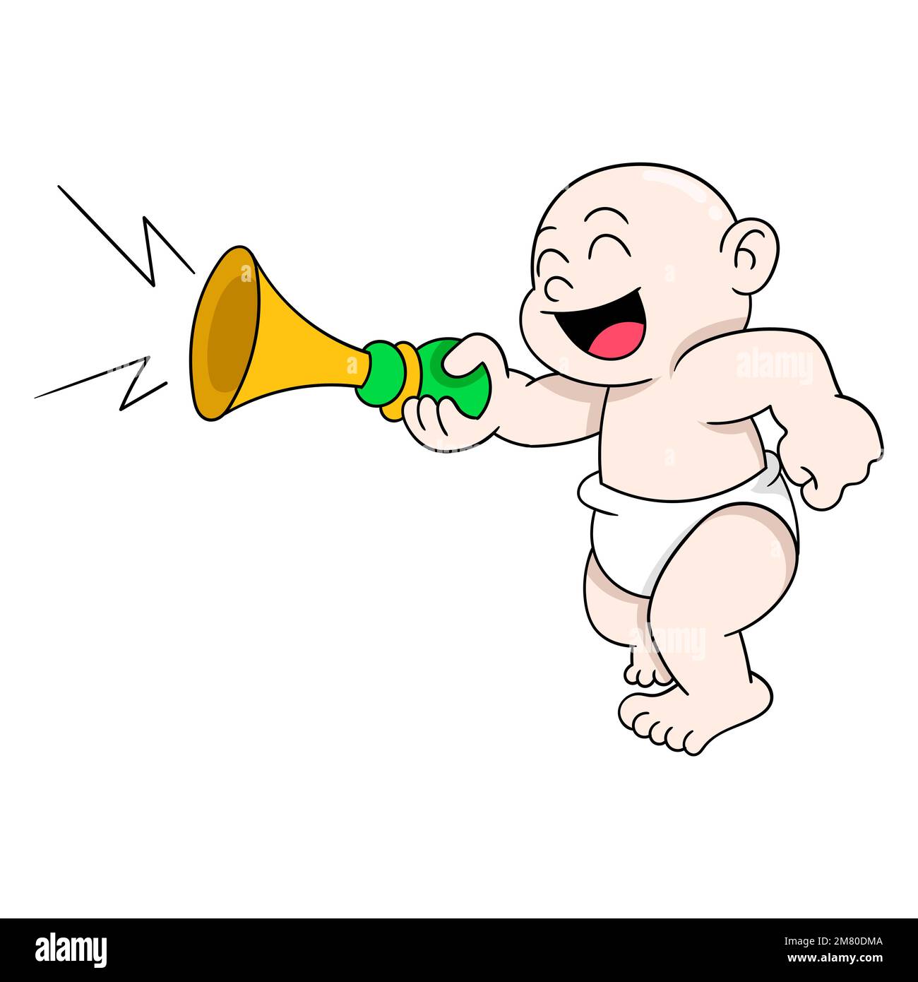 Baby with trumpet fotografías e imágenes de alta resolución - Alamy