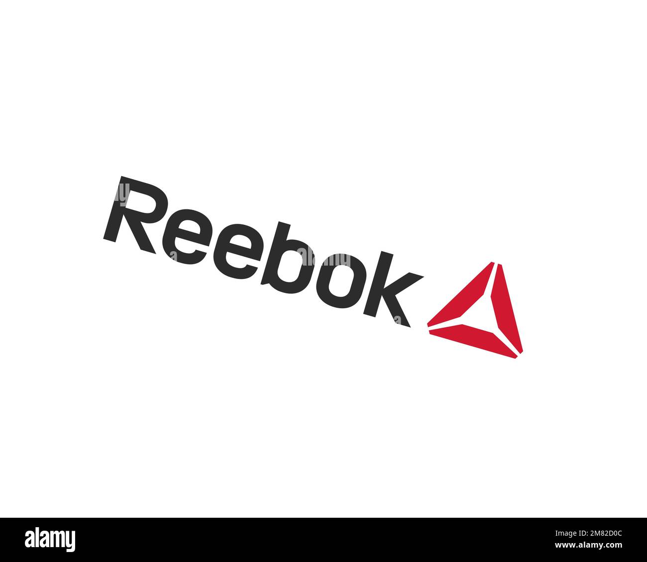 Reebok, logotipo girado, fondo blanco B Fotografía de stock - Alamy