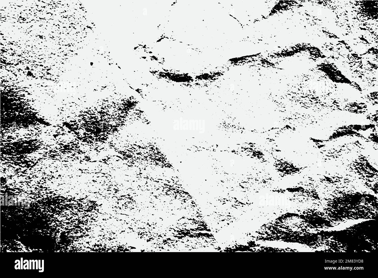 Negro viejo papel en blanco viejo arruinado áspero shabby Grunge rasguñado rasgado textura rasgada. Ilustración del Vector