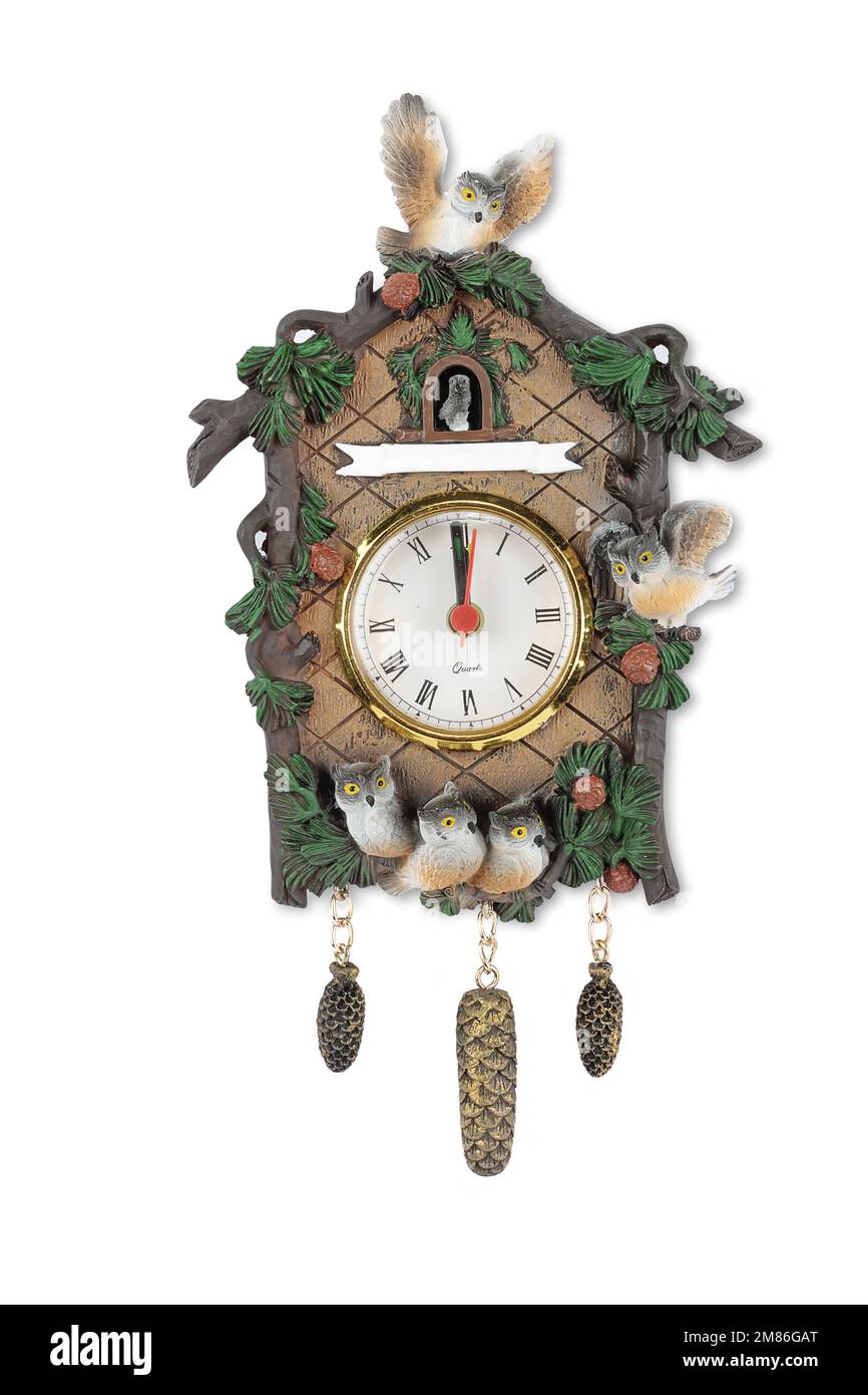 Un Antiguo Reloj Cuco Hecho En Rusia. Imagen de archivo - Imagen de caoba,  santifica: 203242997