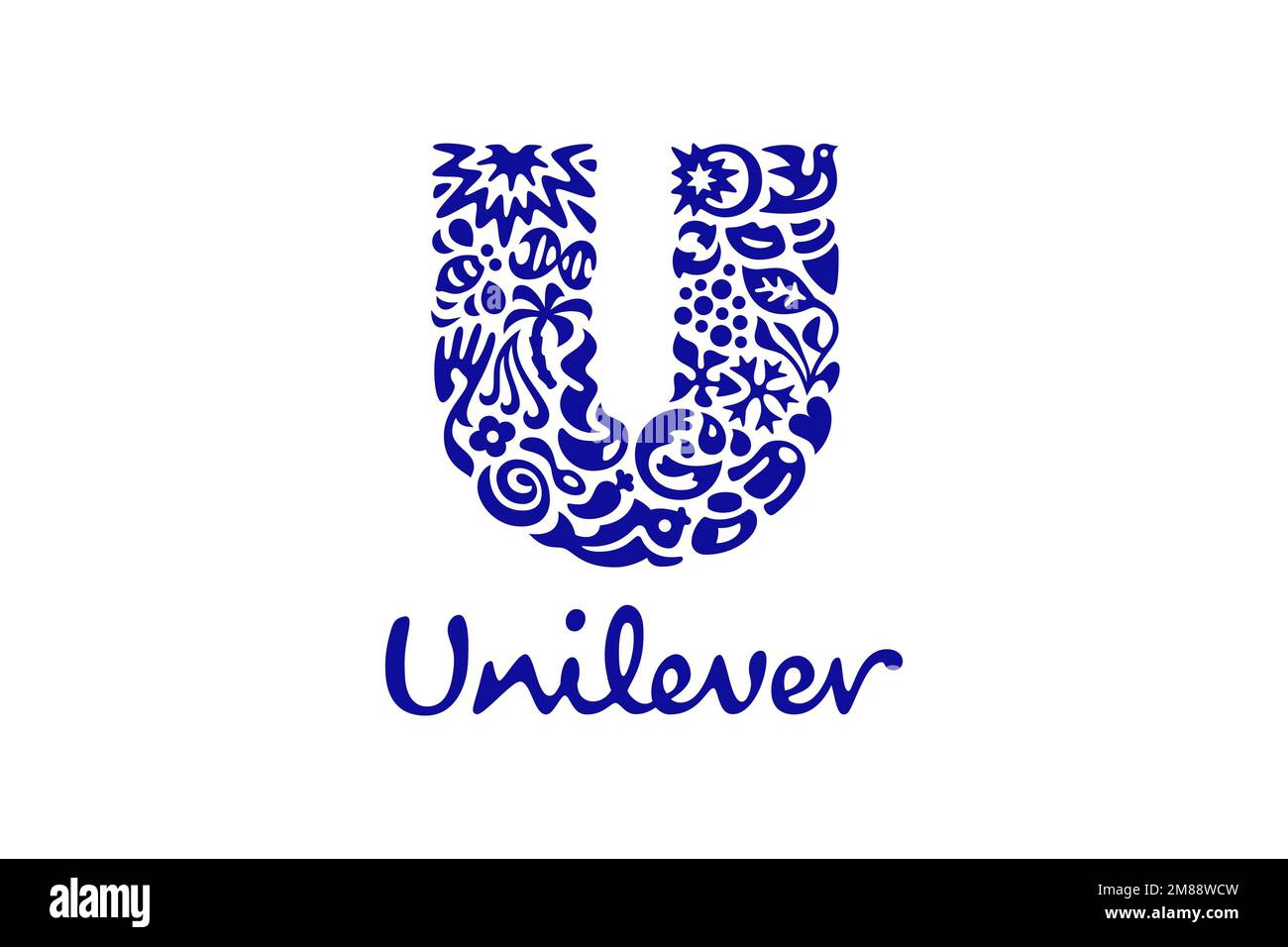 Unilever, Logo, El fondo blanco Fotografía de stock Alamy