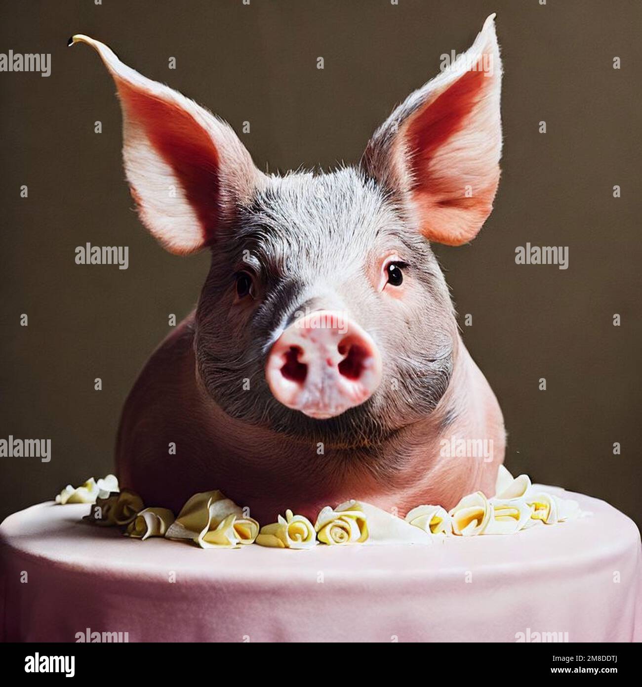 cerdo en pastel, pastel de carnicero, boda vegana, cerdo, cerdo, lindo,  dulce, comida contrastante, vegano, delicioso, pasteles, festín, mezcla,  mezcla, cerdo Fotografía de stock - Alamy