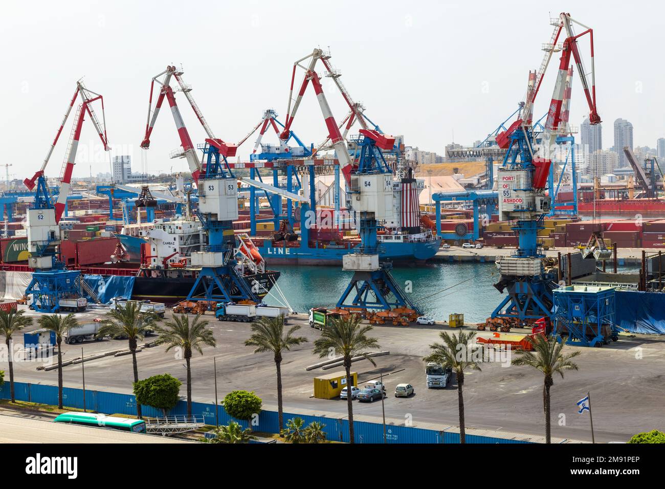 Puerto de Ashdod, Israel Fotografía de stock - Alamy