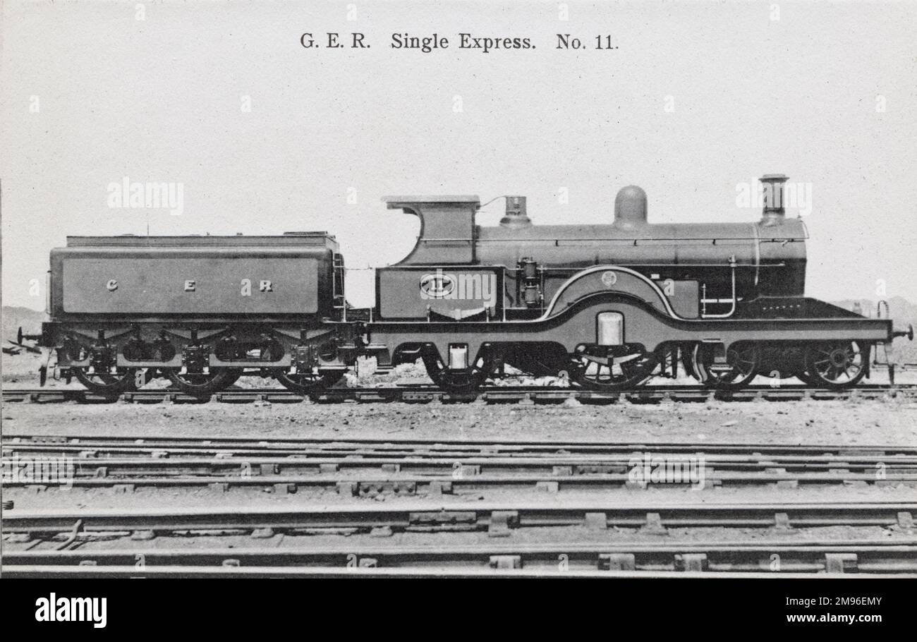 Locomotora no 11 single express Foto de stock