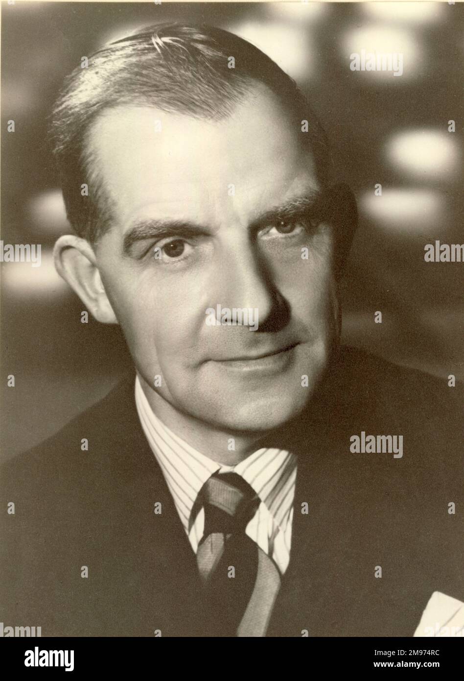 Dr. Archie Merton Ballantyne, OBE, HonFRAeS, 1908-1977, Secretario de la Real Sociedad Aeronáutica 1951-1973. Foto de stock