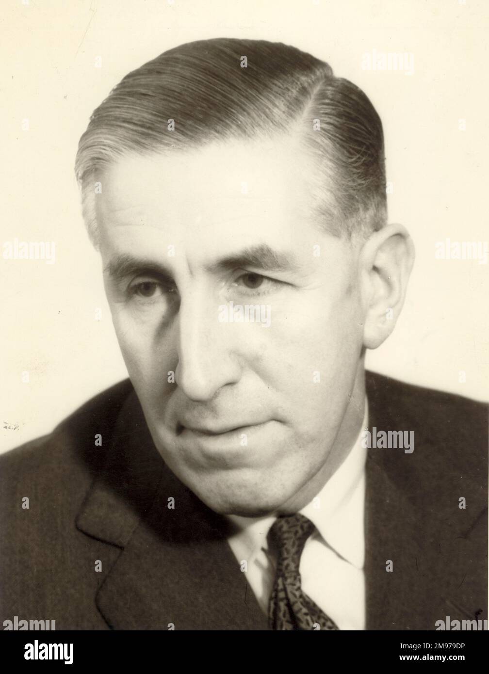 D.S. Davies, CBE, FRAeS, RAES Presidente 1971-1972. Foto de stock