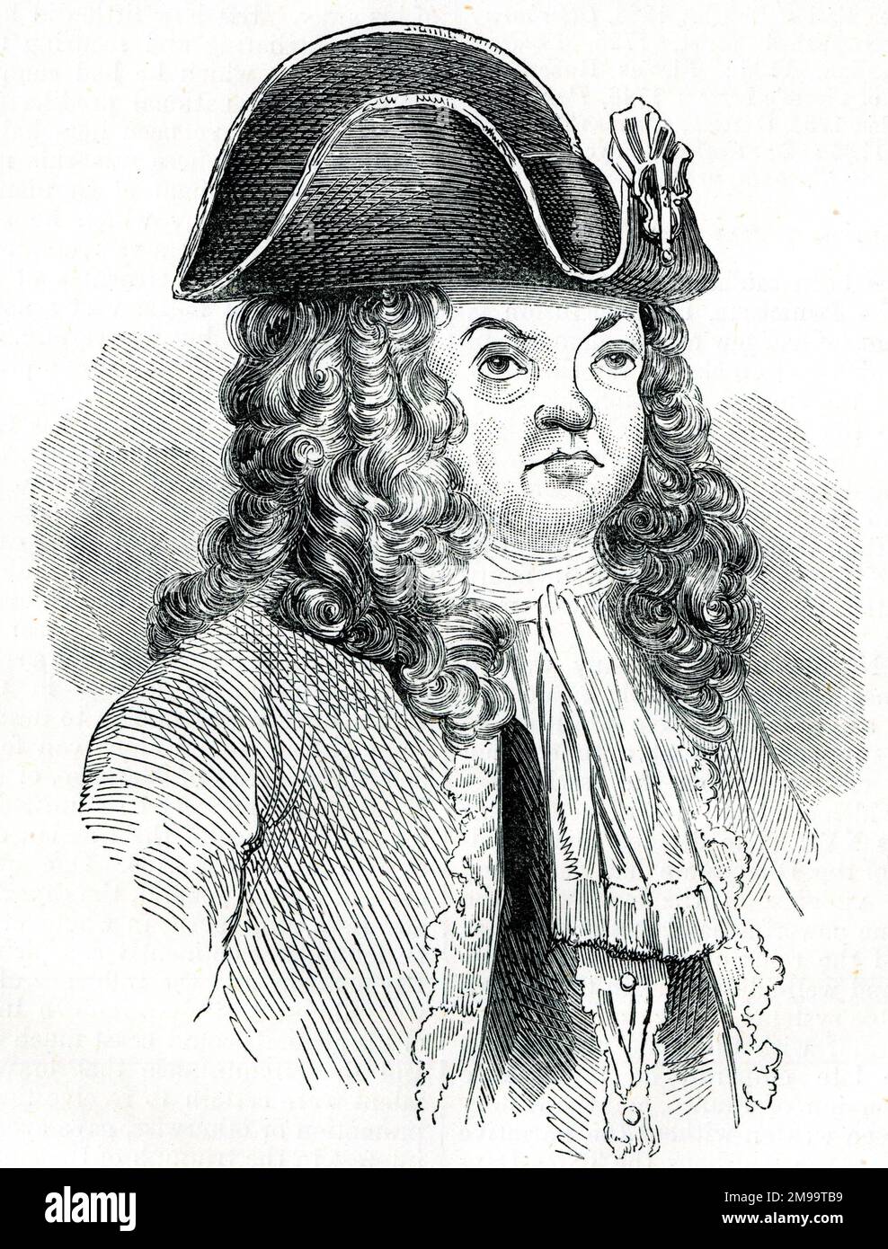 Joe Miller (1684-1738), actor inglés. Foto de stock