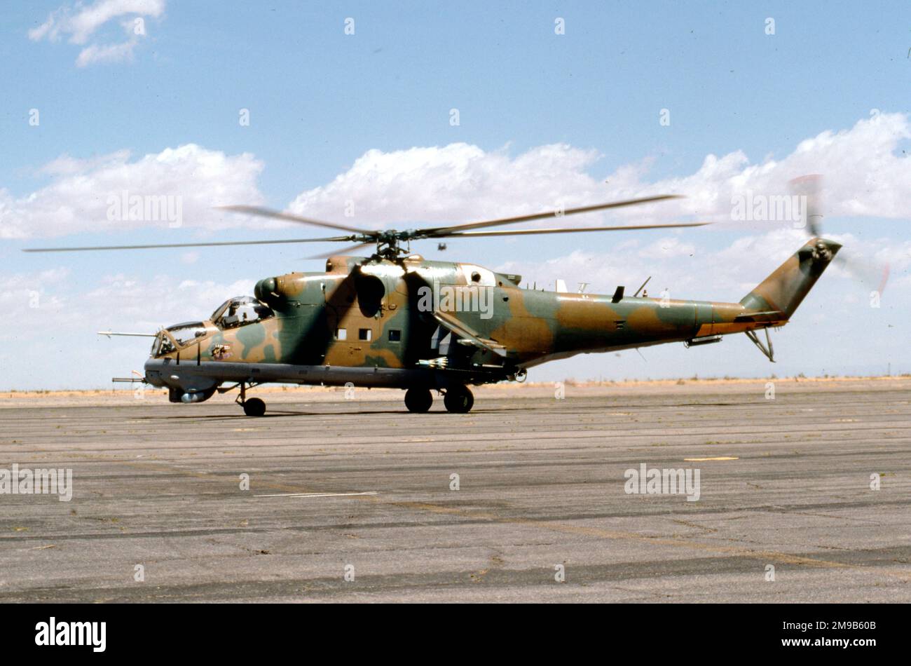Mil Mi-24 'Diablo de Tasmania' Foto de stock