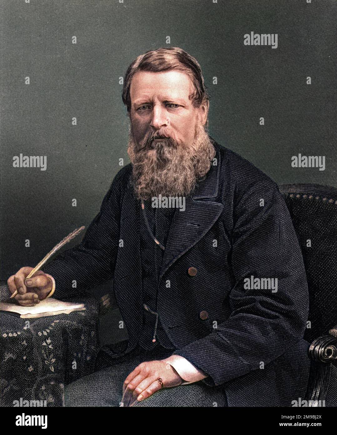 STAFFORD HENRY NORTHCOTE Primer conde IDDESLEIGH (1818 - 1887), hombre de estado. Foto de stock