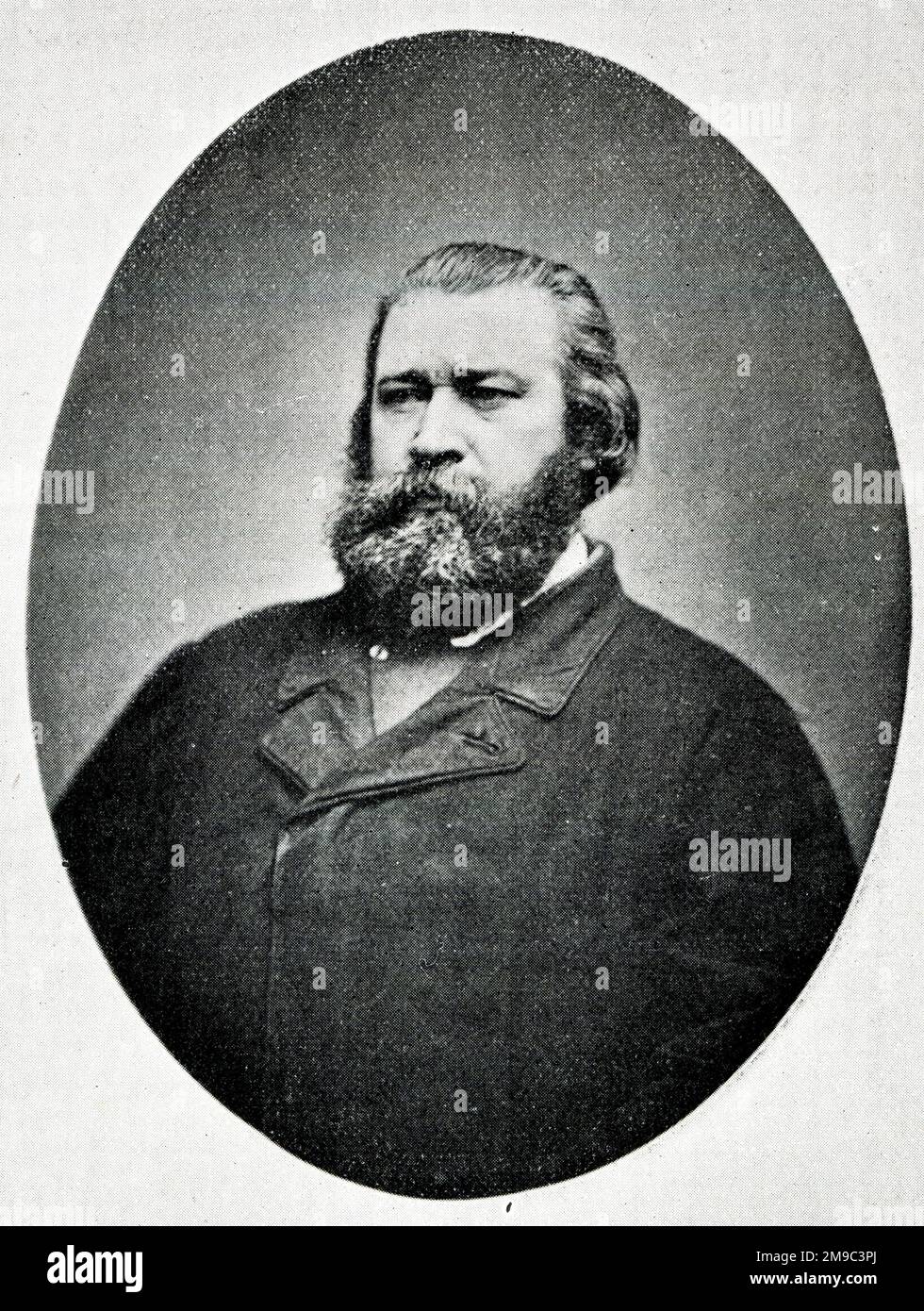Jean-Francois Millet (1814-1875), artista francés, uno de los fundadores de la escuela Barbizon. Foto de stock