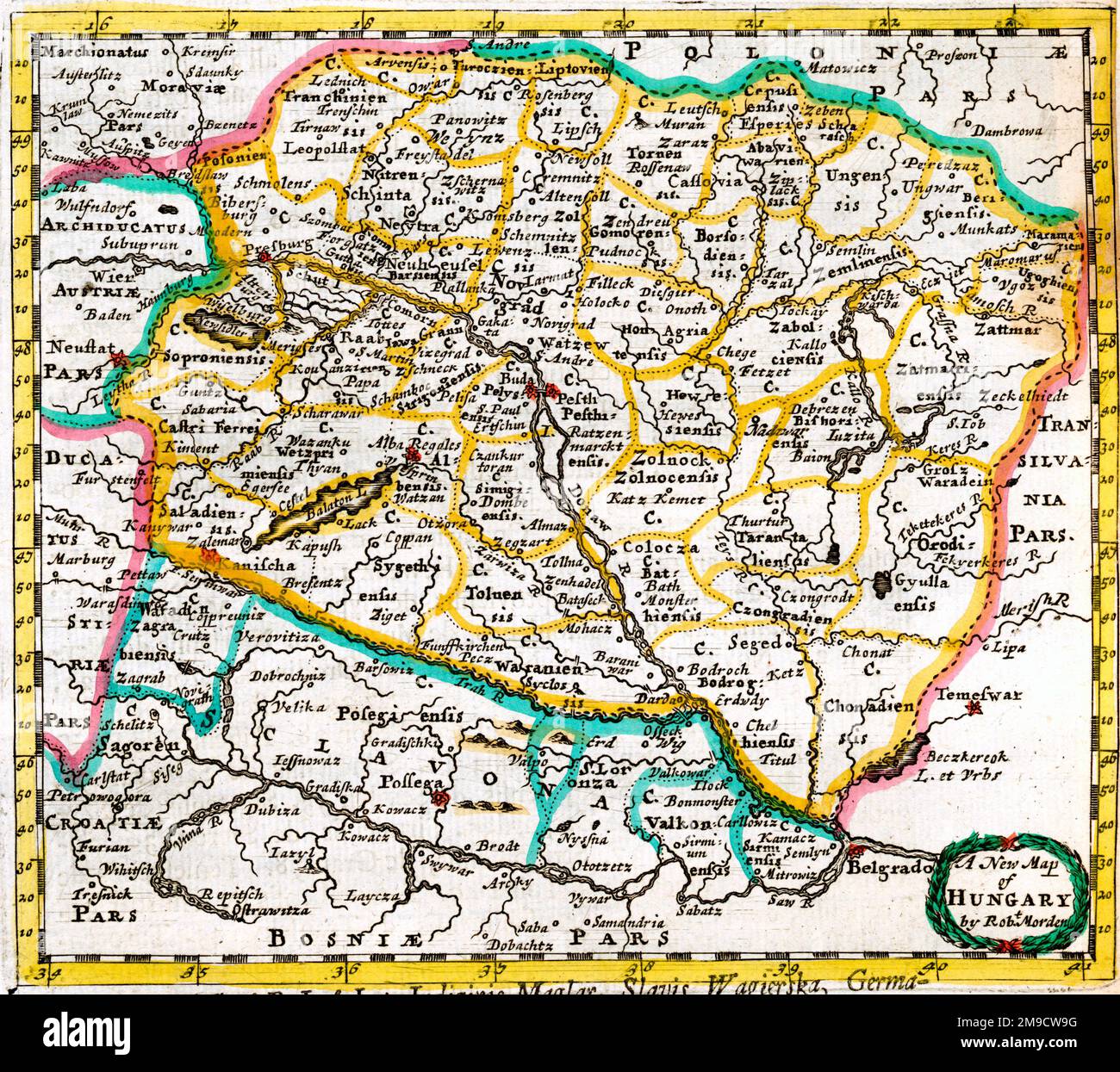 Mapa de hungria fotografías e imágenes de alta resolución Alamy