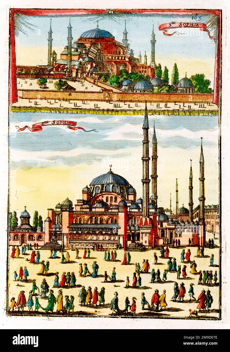 Constantinopla, Santa Sofía Foto de stock