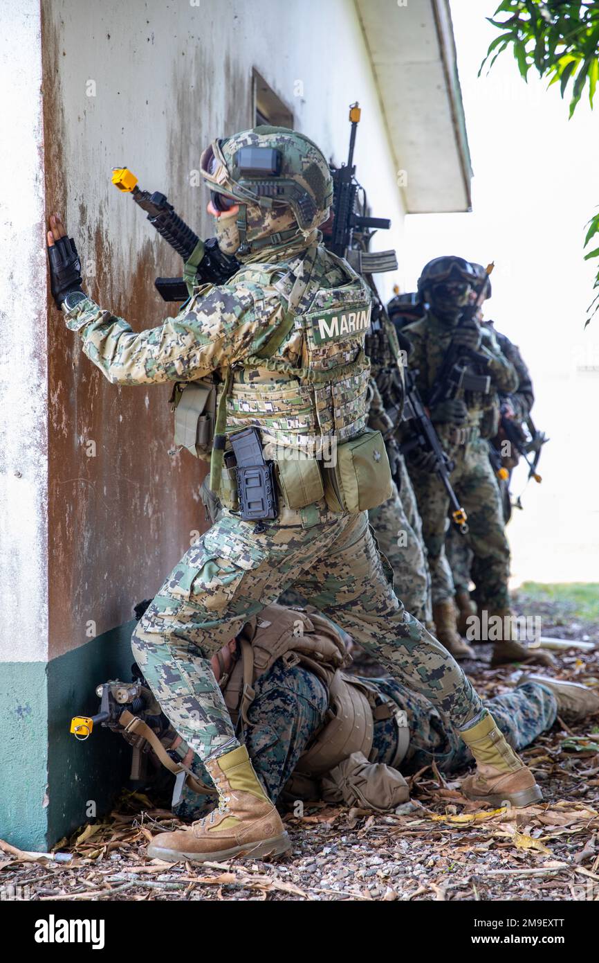 EE.UU Infantes de Marina y Fuerzas Especiales Mexicanas realizan una