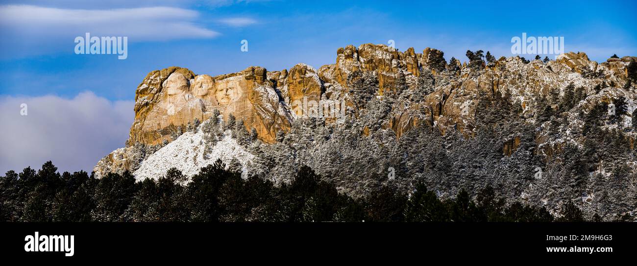 Monumento Nacional Monte Rushmore, Black Hills, Dakota del Sur, EE.UU Foto de stock