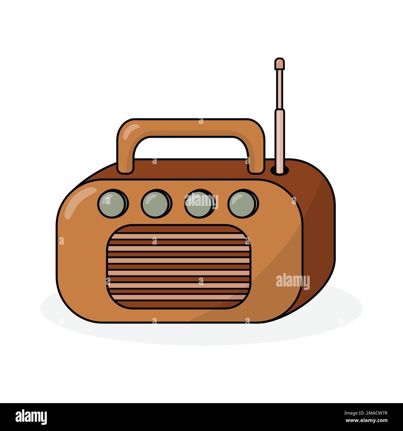 Radio Retro, Radio Retro. Escucha La Estación De Radio. Diseño