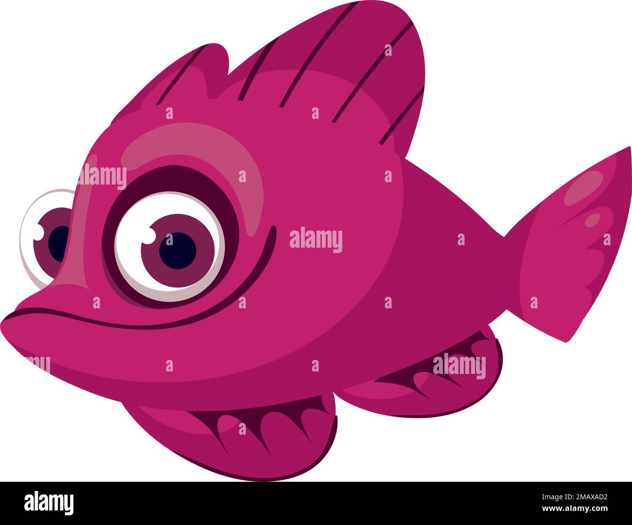 Icono De Dibujos Animados De Peces Imagen Vector De Stock Alamy 9563