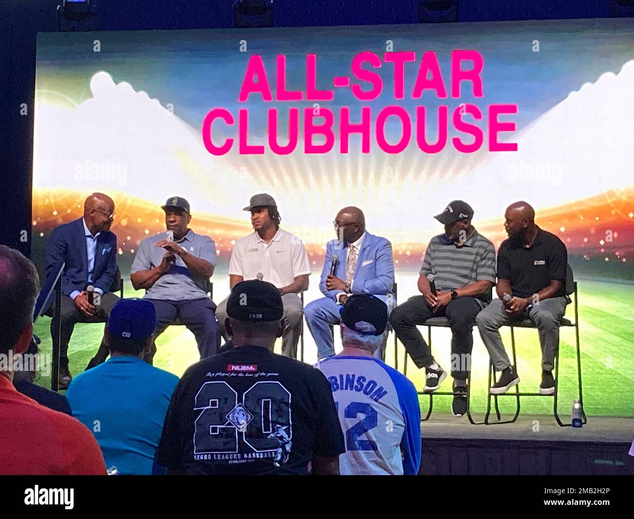 From left, Seattle Mariners announcer Dave Sims, retired AllStars