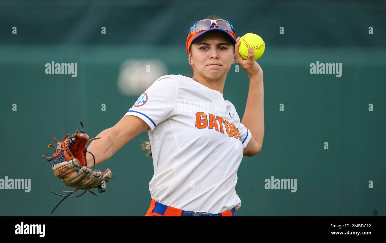 Florida outfielder Katie Kistler (29) during an NCAA regional championship softball game against