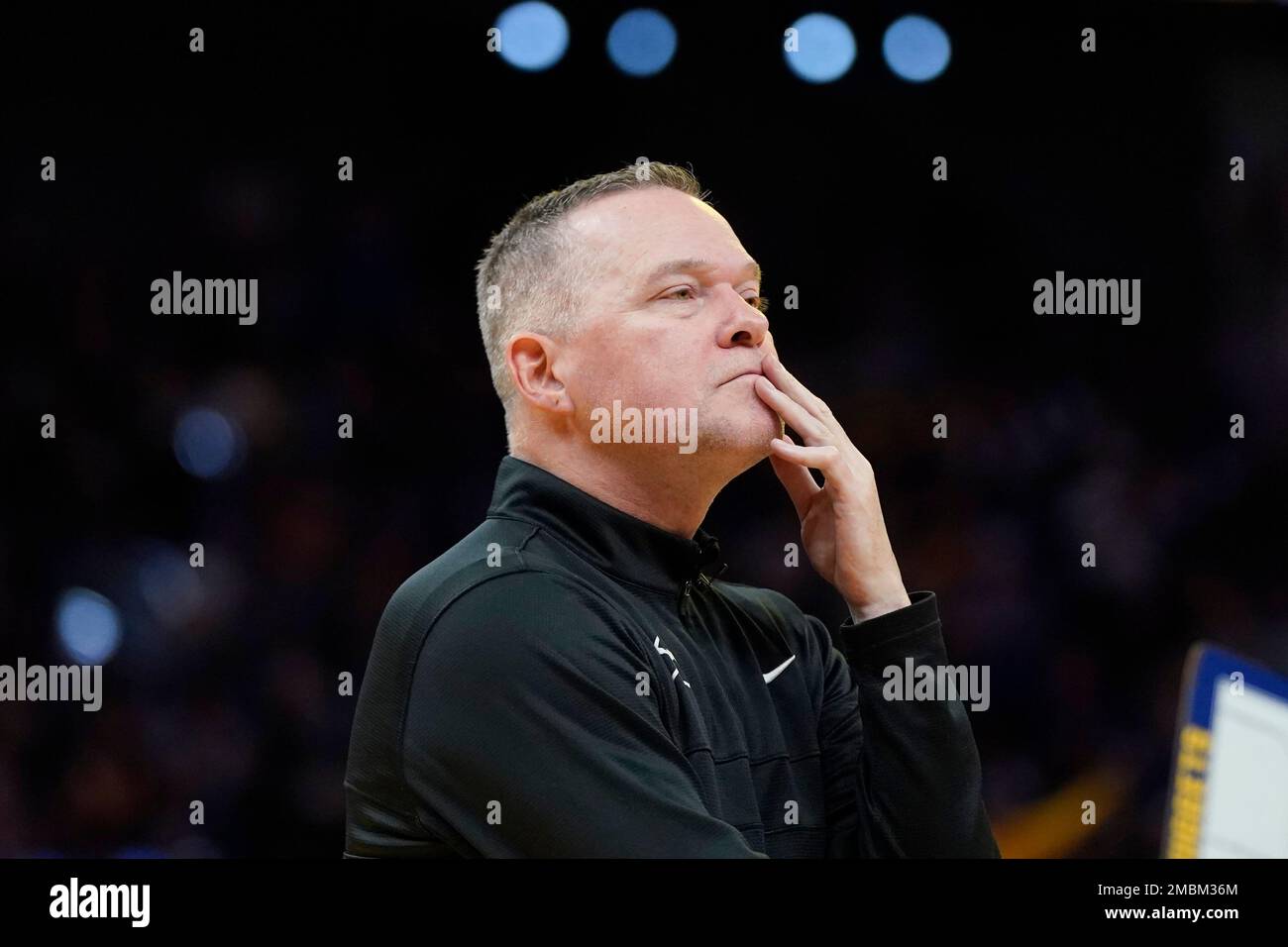 Denver Nuggets head coach Michael Malone during Game 1 of an NBA