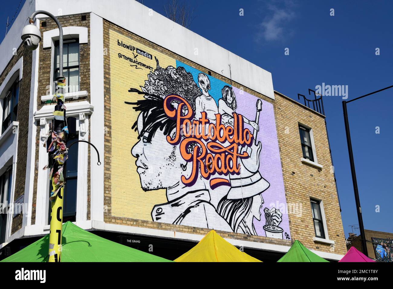 Mural pared ciudad dibujo de Londres
