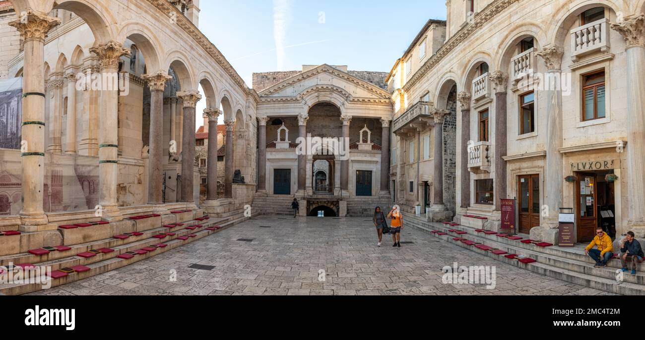 El Palacio de Diocletian, Split, Croacia Foto de stock