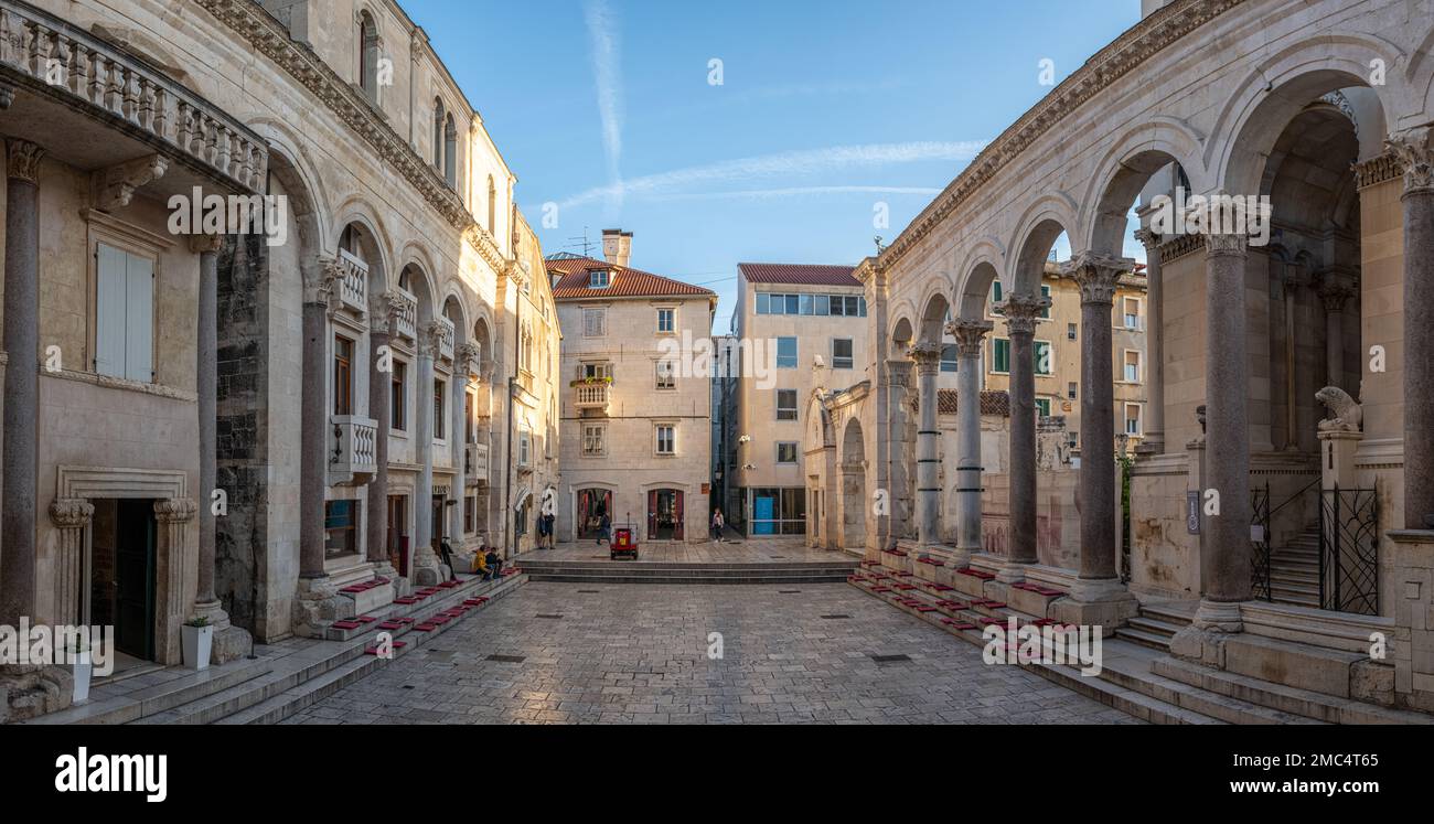 El Palacio de Diocletian, Split, Croacia Foto de stock