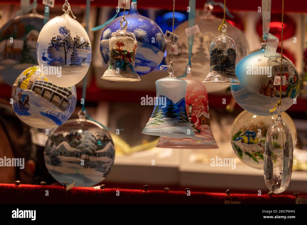 Mercado de Navidad en Munich, Alemania Foto de stock