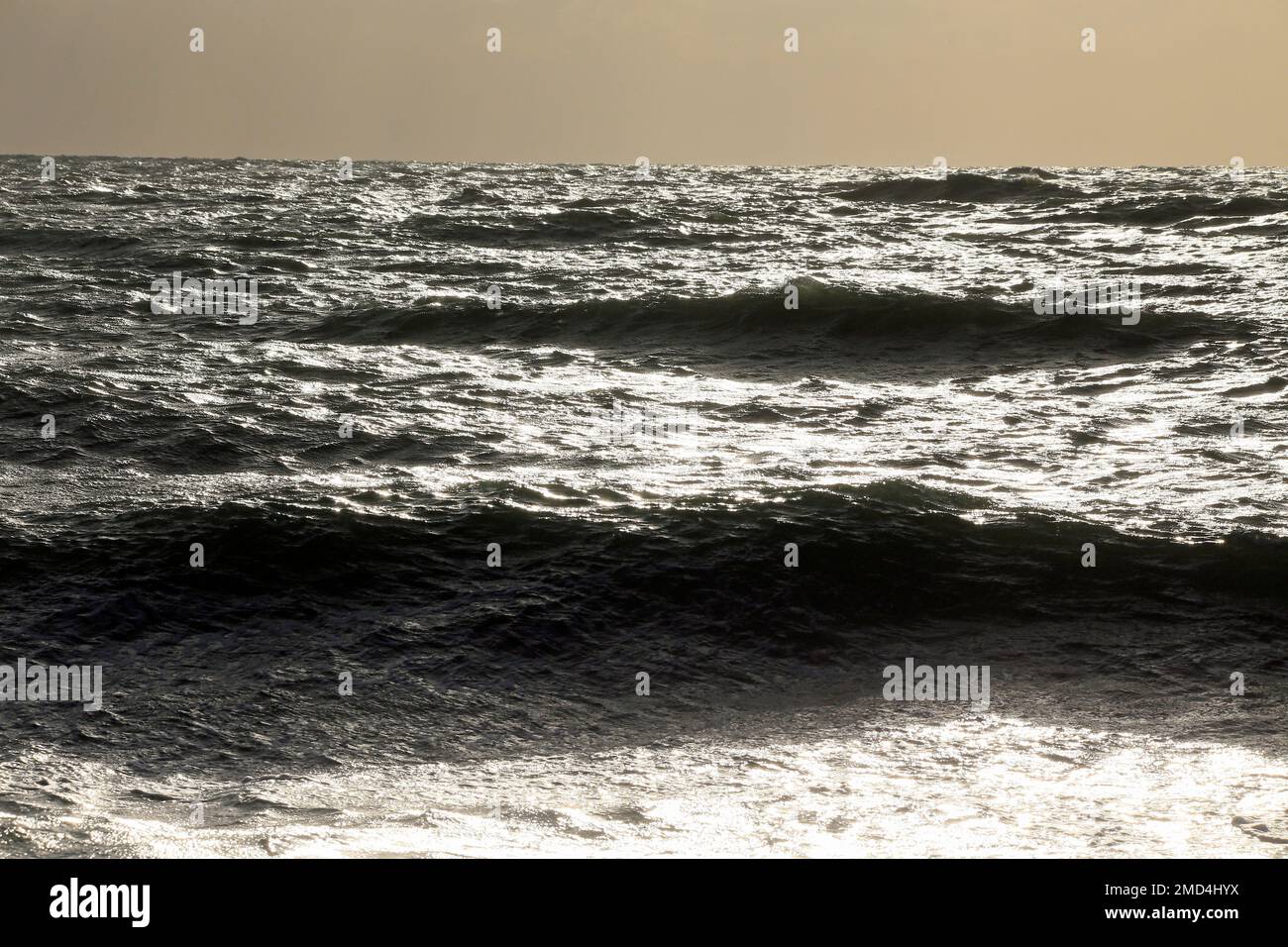 mar tempestuoso Foto de stock