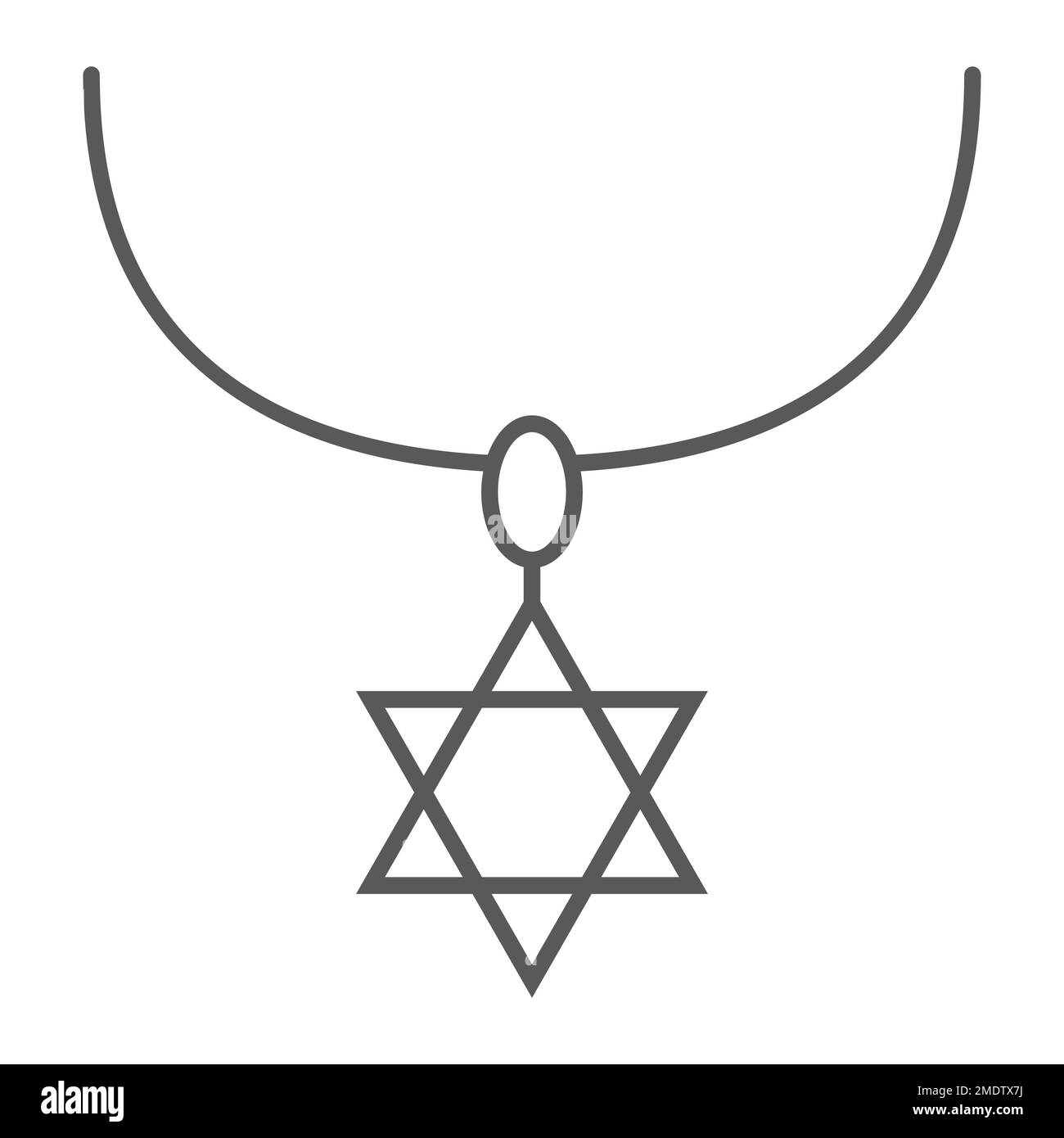 estrella-de-david-collar-l-nea-delgada-icono-joyer-a-y-accesorio