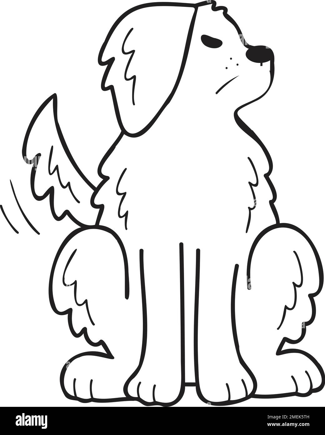 perro secador de pelo icono vector ilustración Imagen Vector de stock -  Alamy