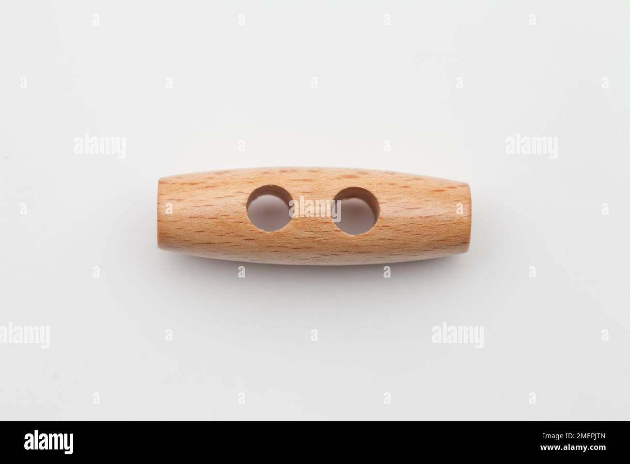 Eneldo cuadrado en forma de 2 agujeros botones de madera Tan - por botón