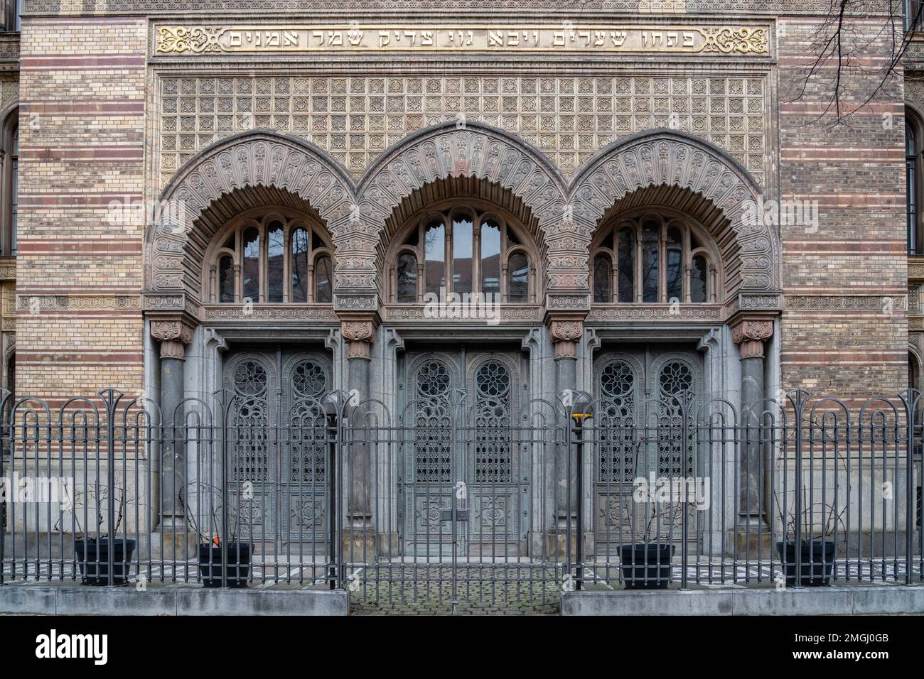 Nueva sinagoga, Berlín, República Federal de Alemania Foto de stock