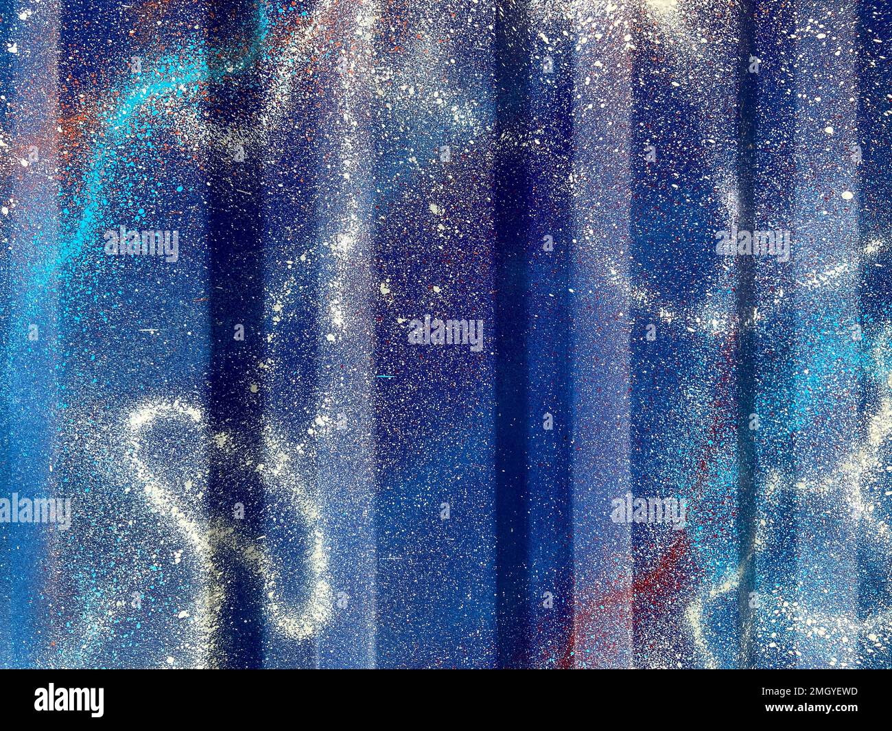 Azul marino oscuro estilo de cielo espacial de la noche Diseño de tinta de acuarela para fondo de papel tapiz Cepillo trazo metálico Grunge textura de la pared Foto de stock