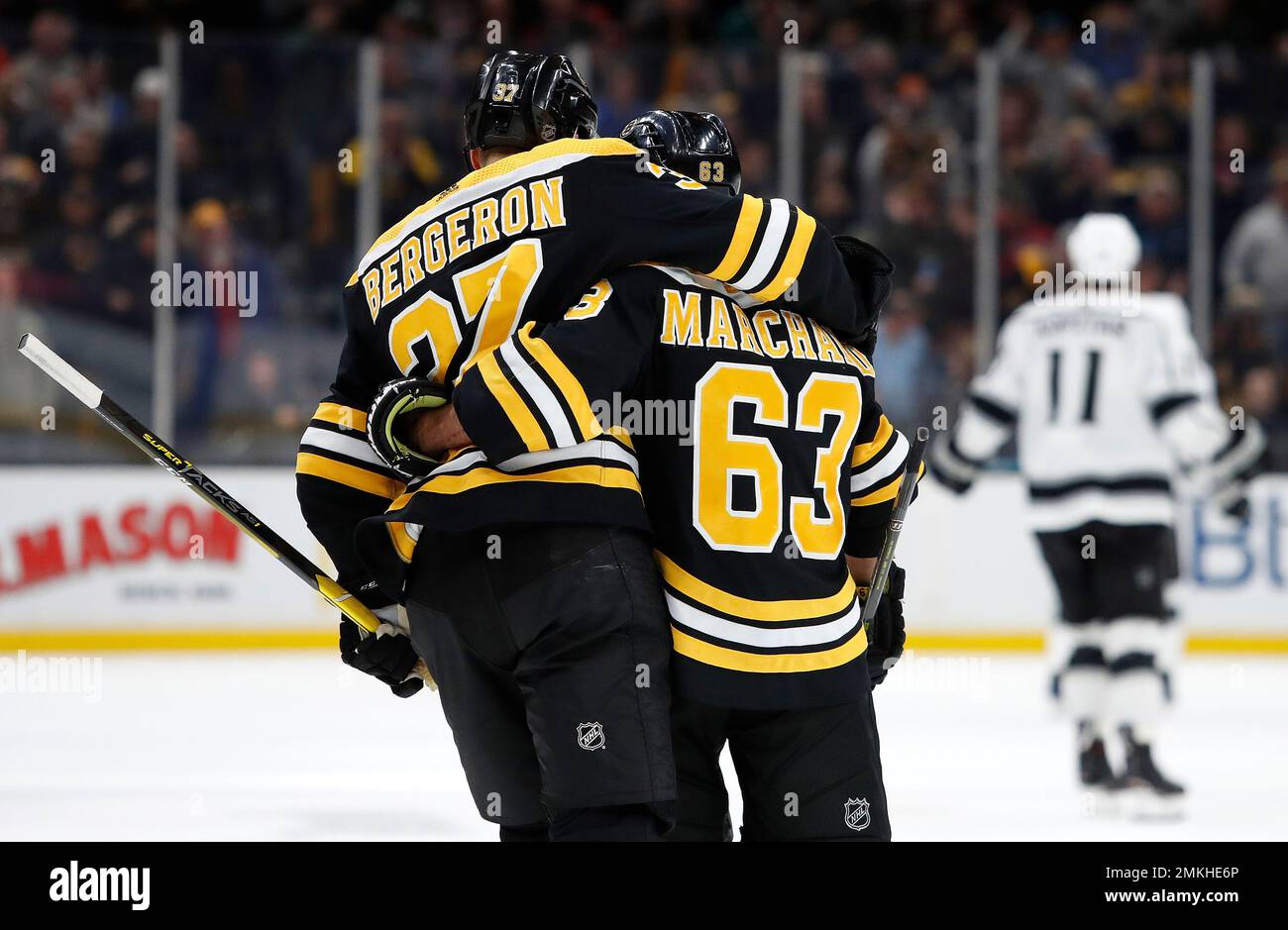 Boston Bruins' Patrice Bergeron And Brad Marchand Hug Each Other After ...