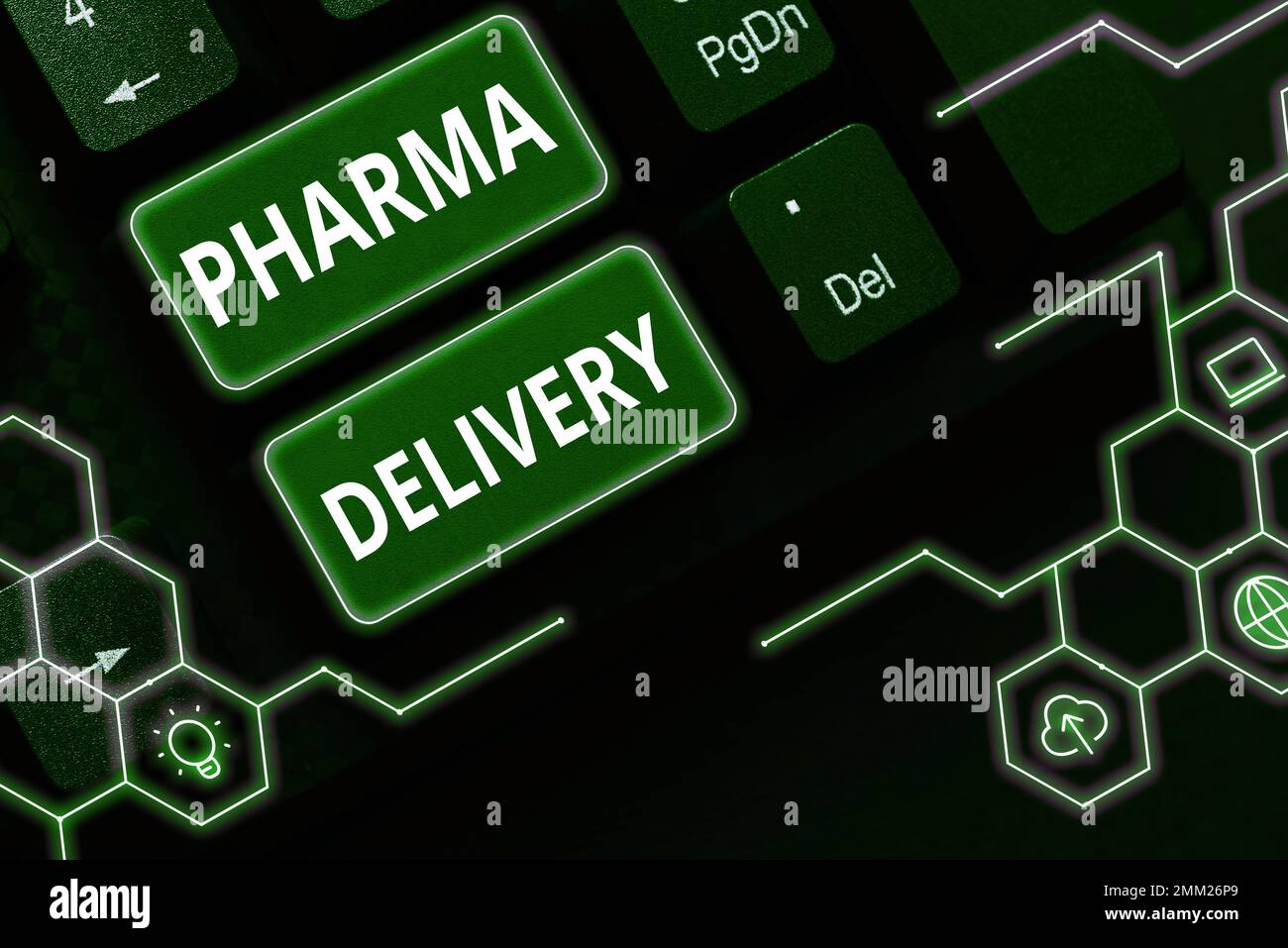 Leyenda conceptual Pharma Delivery. Concepto Significado Obtener sus recetas  por correo directamente desde la farmacia Fotografía de stock - Alamy