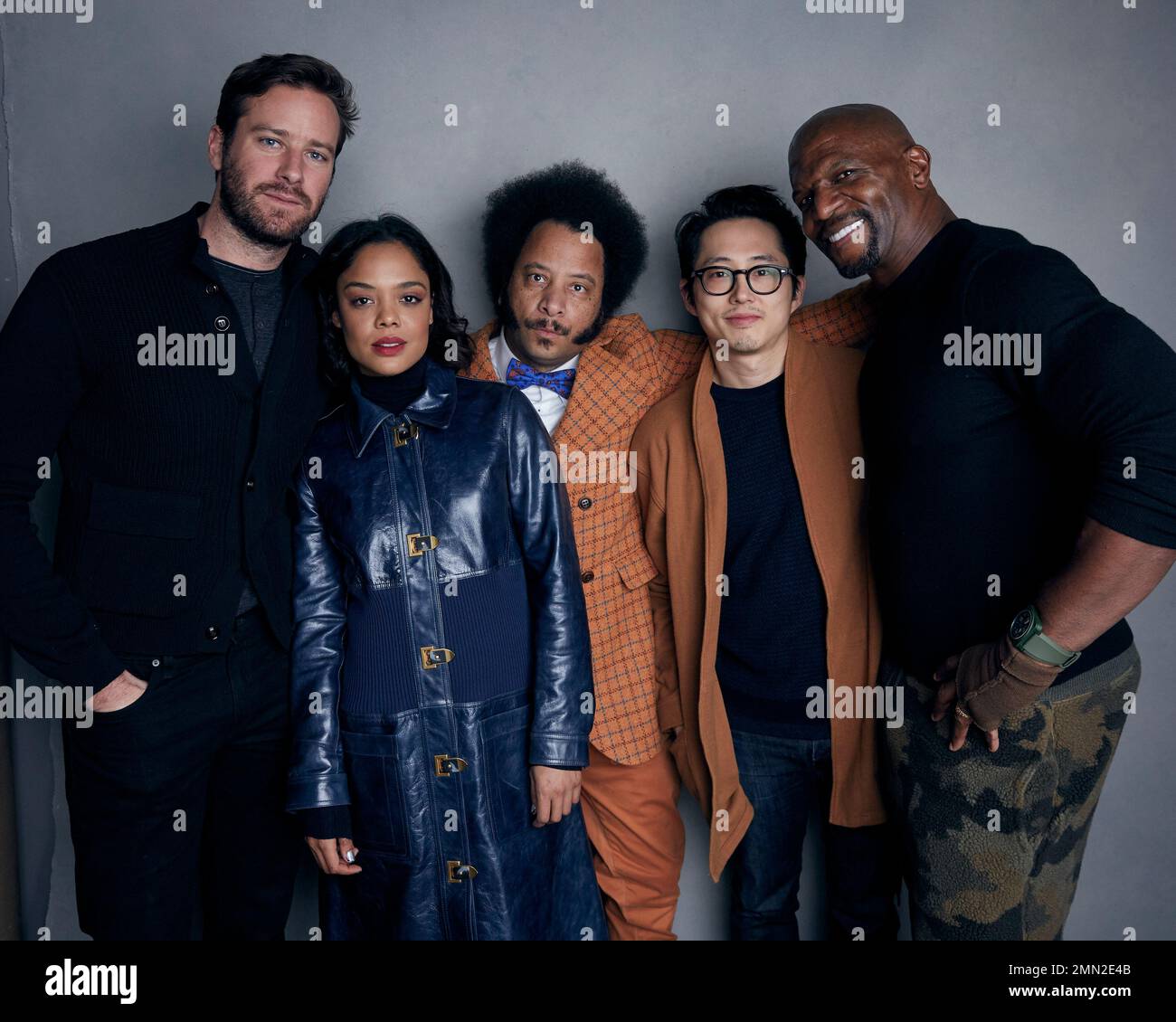 FILE In this Jan. 21, 2018 file photo, Armie Hammer, from left, Tessa