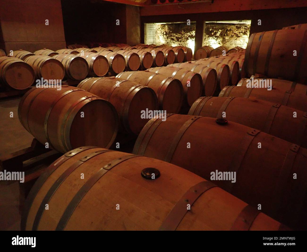 This Oct. 16, 2017 photo shows the cellar at Hacienda la Lomita in